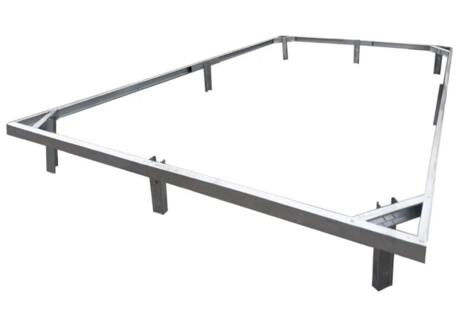 Ocynkowany fundament do szklarni
